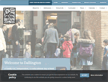 Tablet Screenshot of dallingtonschool.co.uk